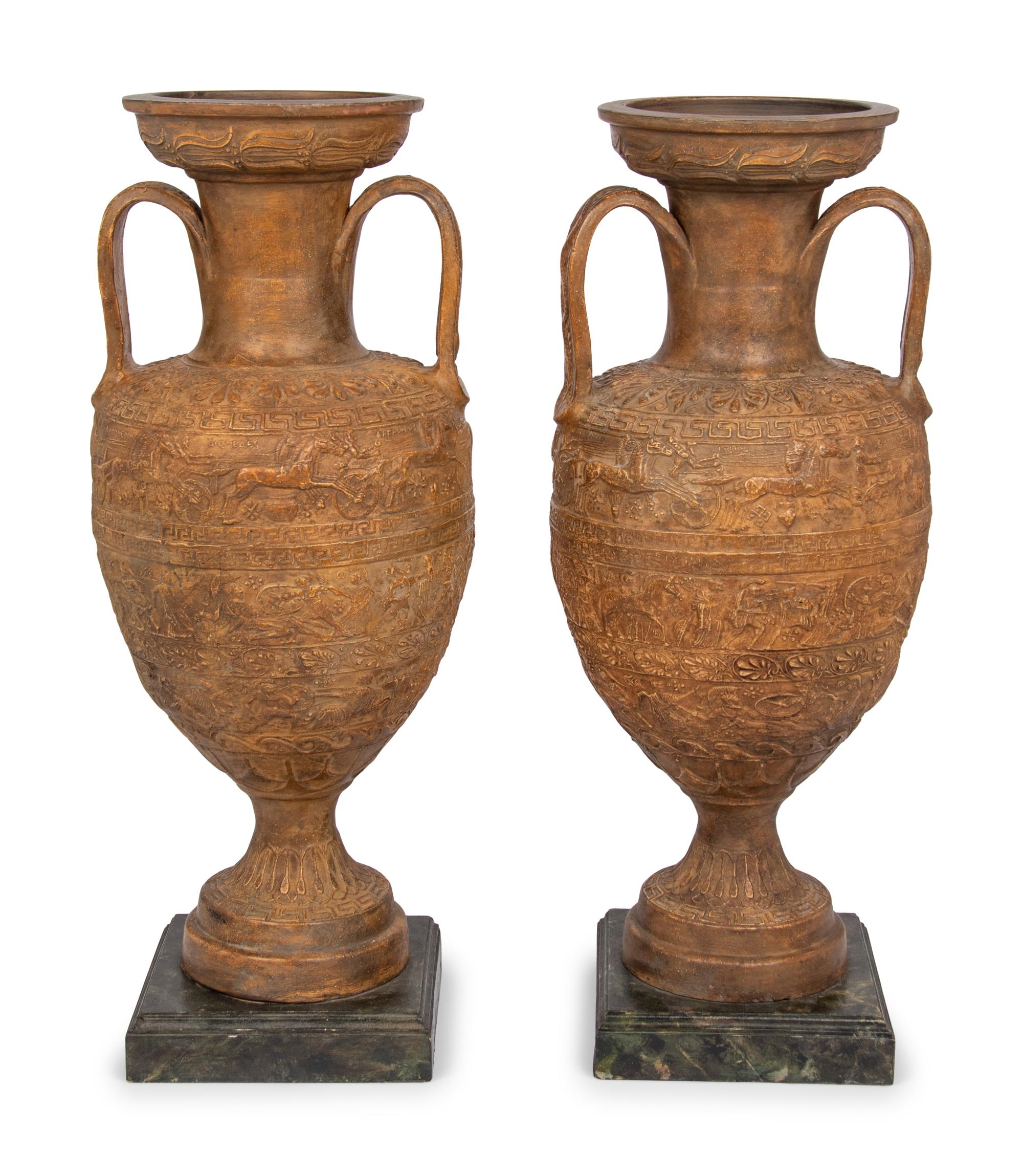 A Pair of Continental Composition Urns