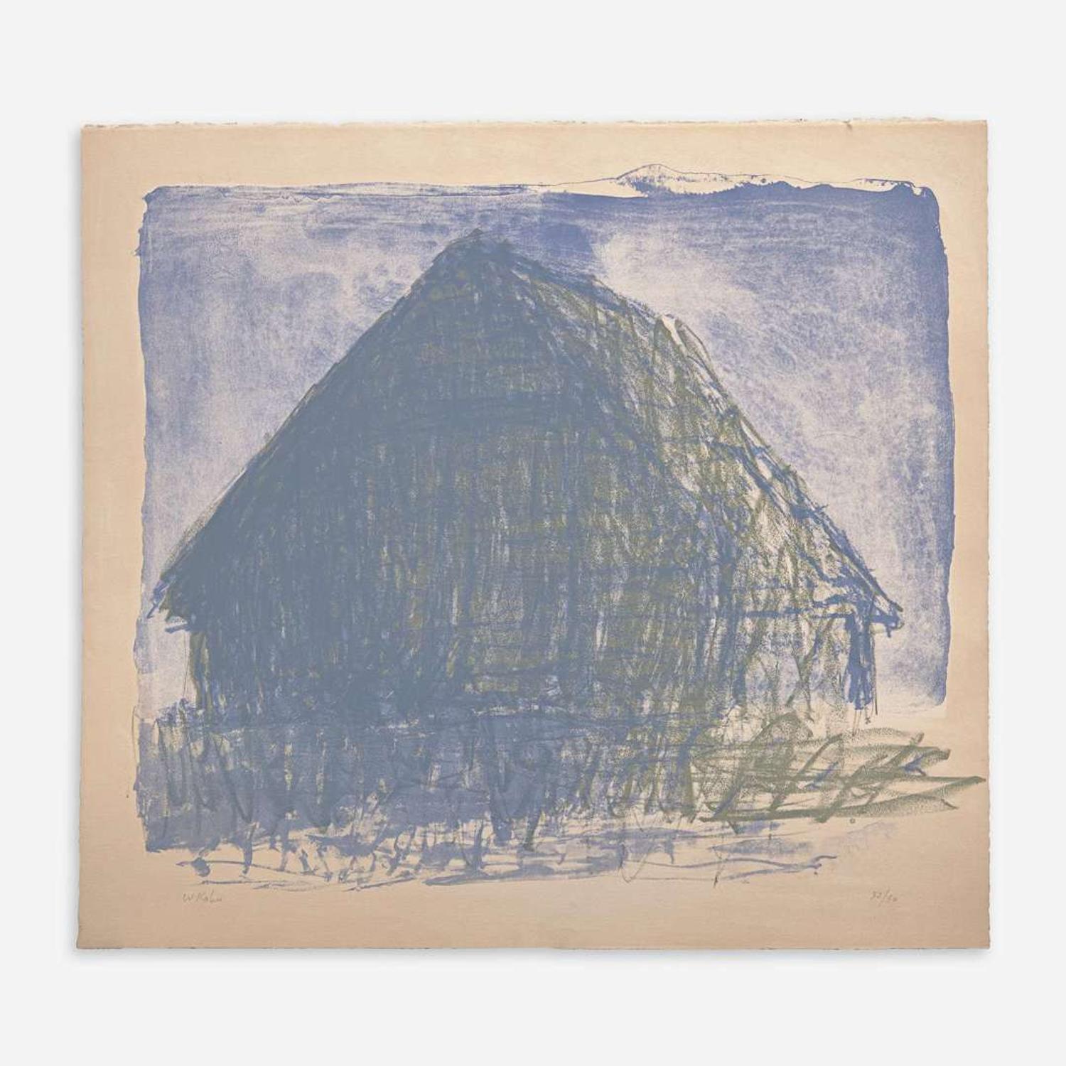 Wolf Kahn (American/German, 1927-2020) Barn I