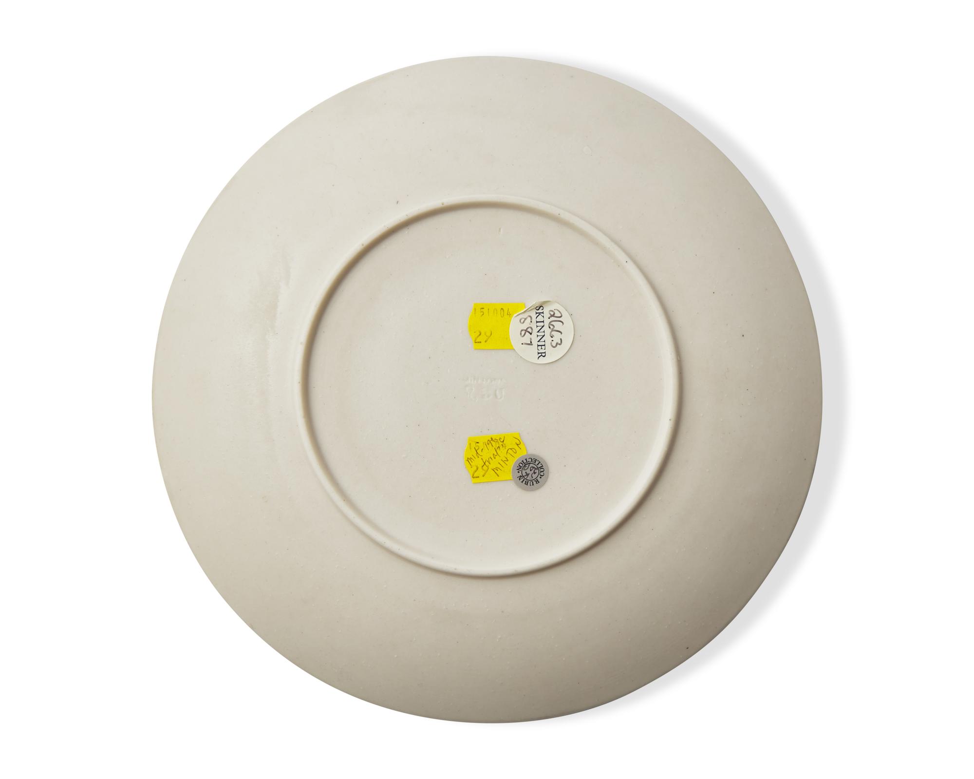 A Minton Pâte-sur-Pâte Biscuit Glazed Dish