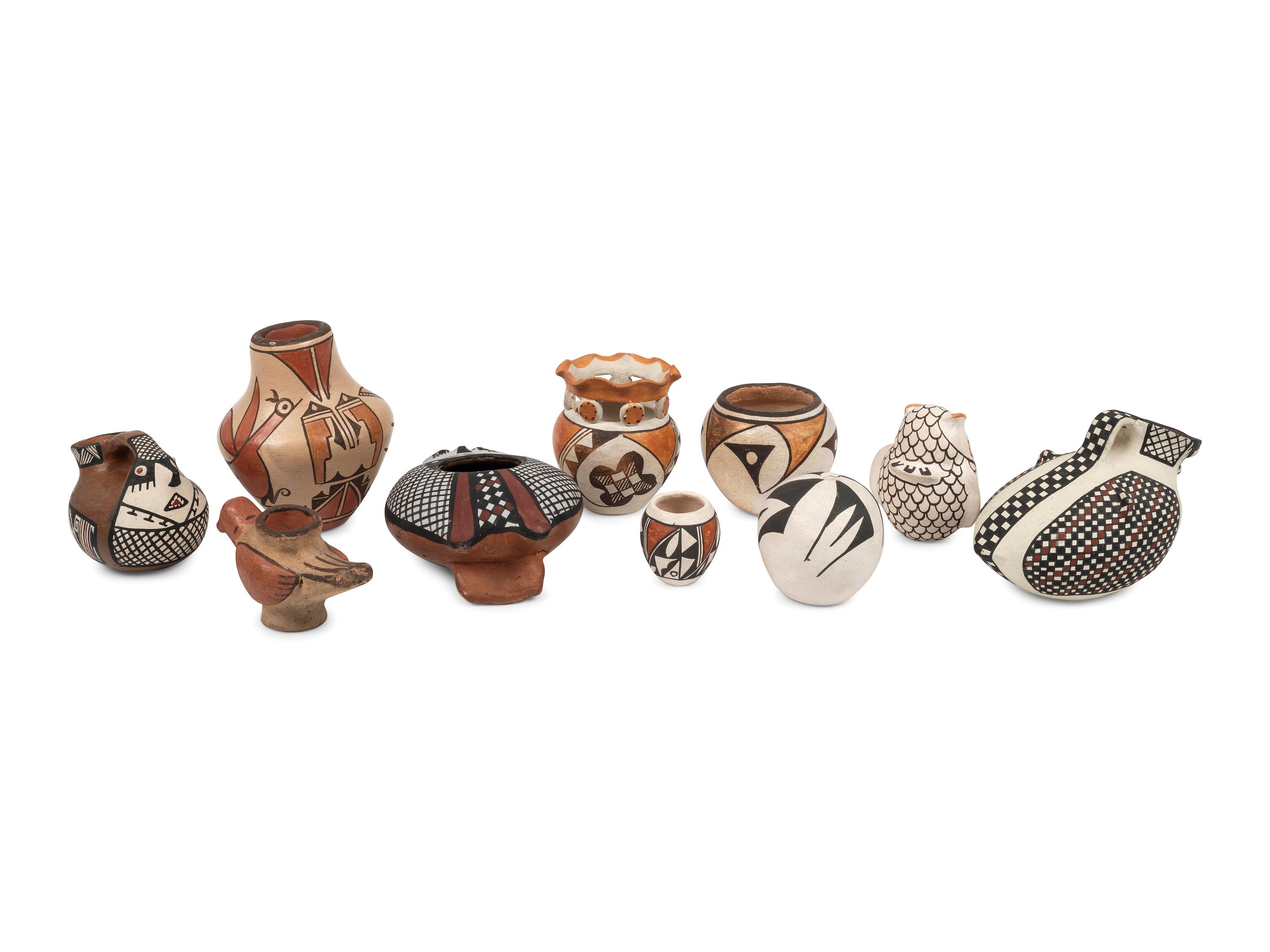 Group of Miniature Pueblo Pottery