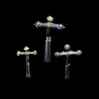 Three Roman Bronze Crossbow Fibulae