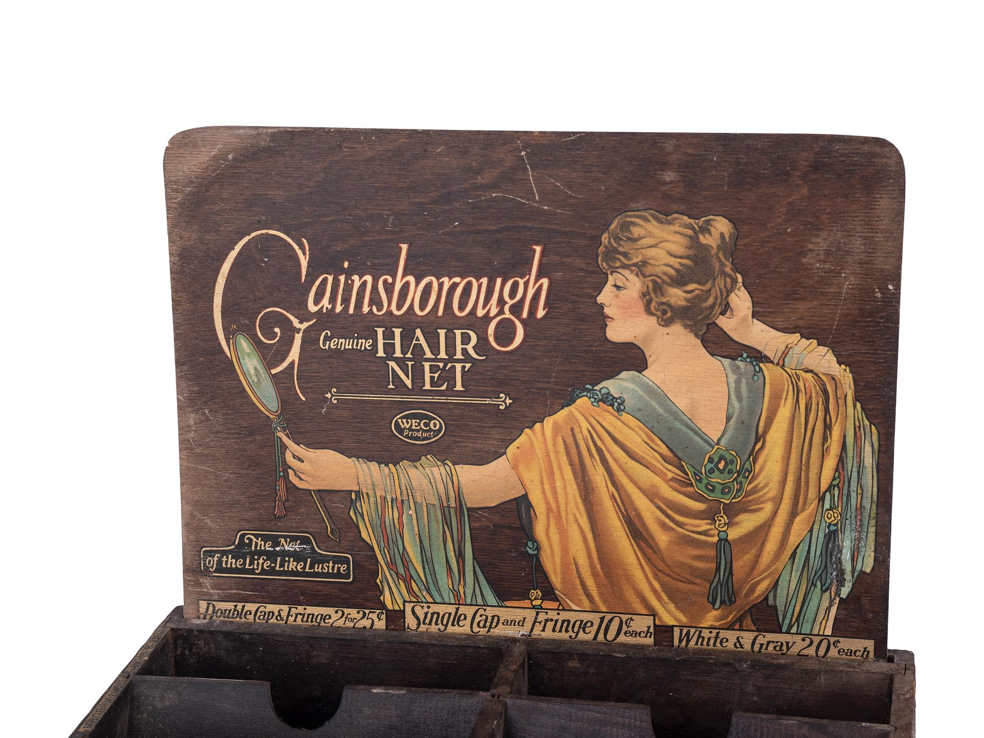 A Gainsborough Hair Net Countertop Display