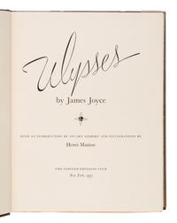 [Matisse, Henri (1869-1954), illustrator]. -- Joyce, James (1882-1941). Ulysses . New York: The Limited Editions Club, 1935.