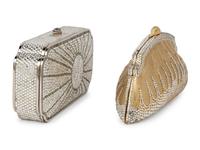 Two Judith Leiber Rhinestone Minaudieres