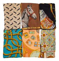 Six Designer Scarves