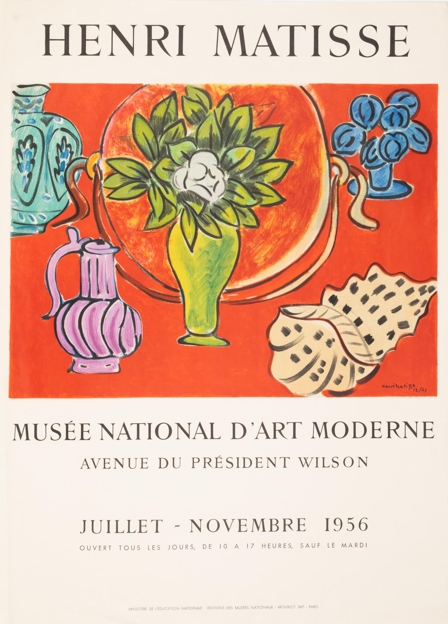 A Pair of Works by Henri Matisse (French, 1869-1954) and Pablo Picasso (Spanish, 1881-1973)