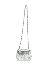 Chanel Silver Sequin Mini Flap Bag, 2020