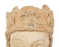 A Chinese Stucco Bodhisattva Head