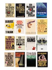 HUNTER, Evan (“Ed McBain”) (1926-2005). A group of 16 works by Hunter, MOST FIRST EDITIONS, MANY SIGNED OR INSCRIBED, comprising: