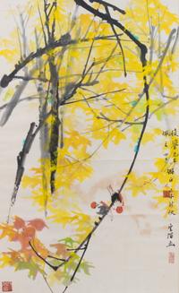 A Group of Five Chinese Paintings