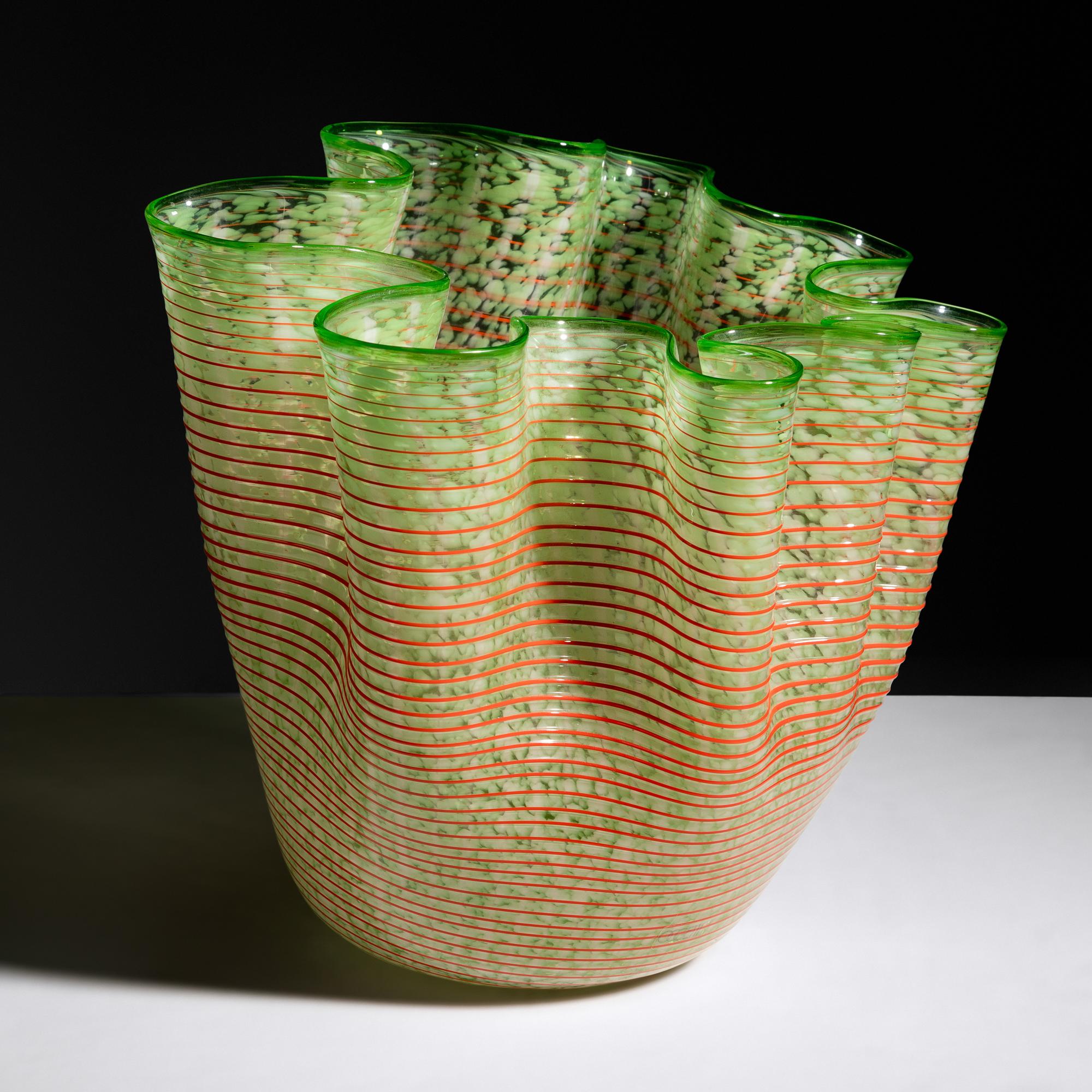Studio Glass Tessuto Vase