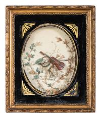 Two Mixed Media Compositions in Shadowbox Frames