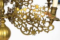 A Dutch Baroque Brass Fourteen-Light Chandelier
