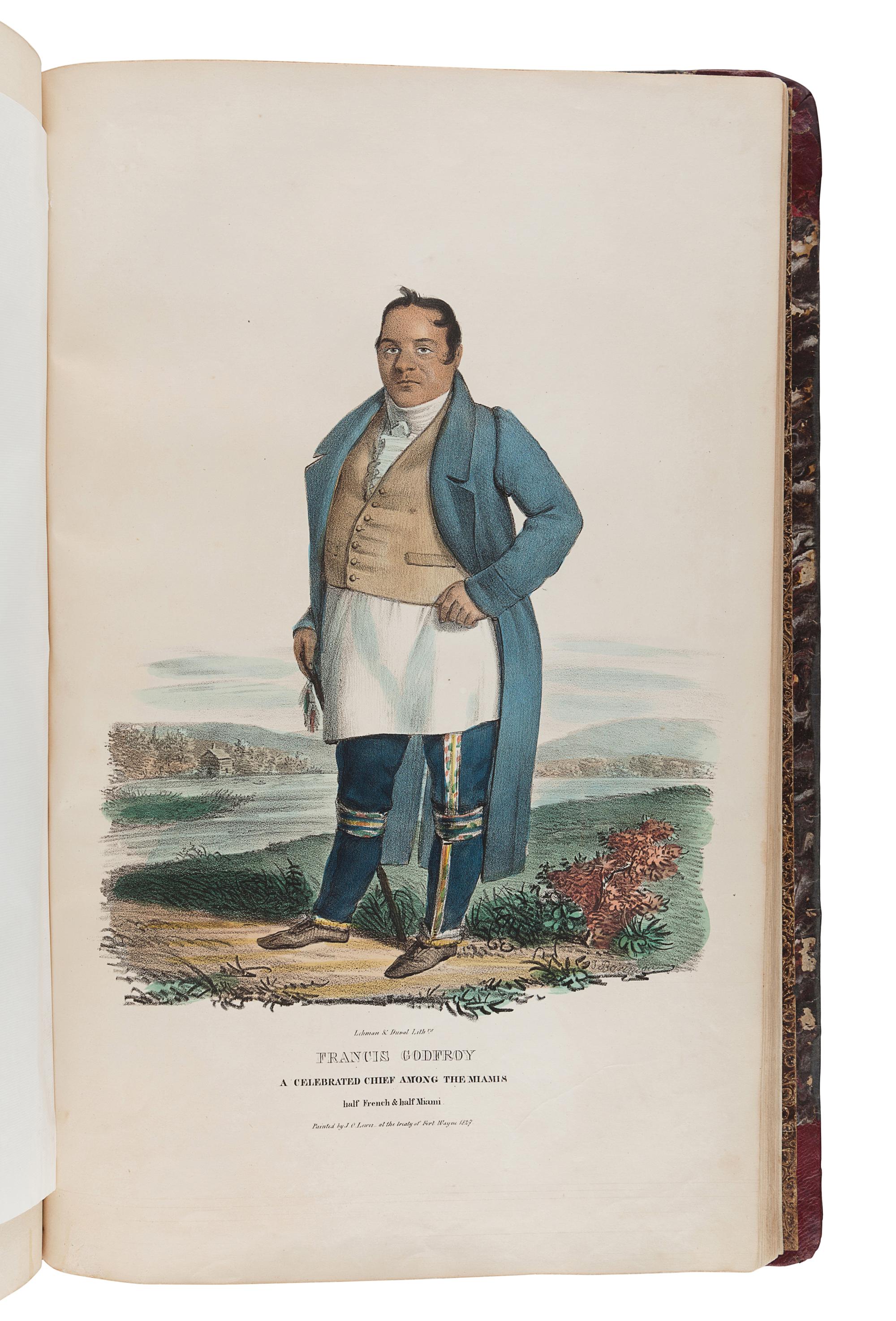 LEWIS, James Otto (1799-1858). [ Aboriginal Port Folio . Philadelphia: Published by the Author, 1835-1836].