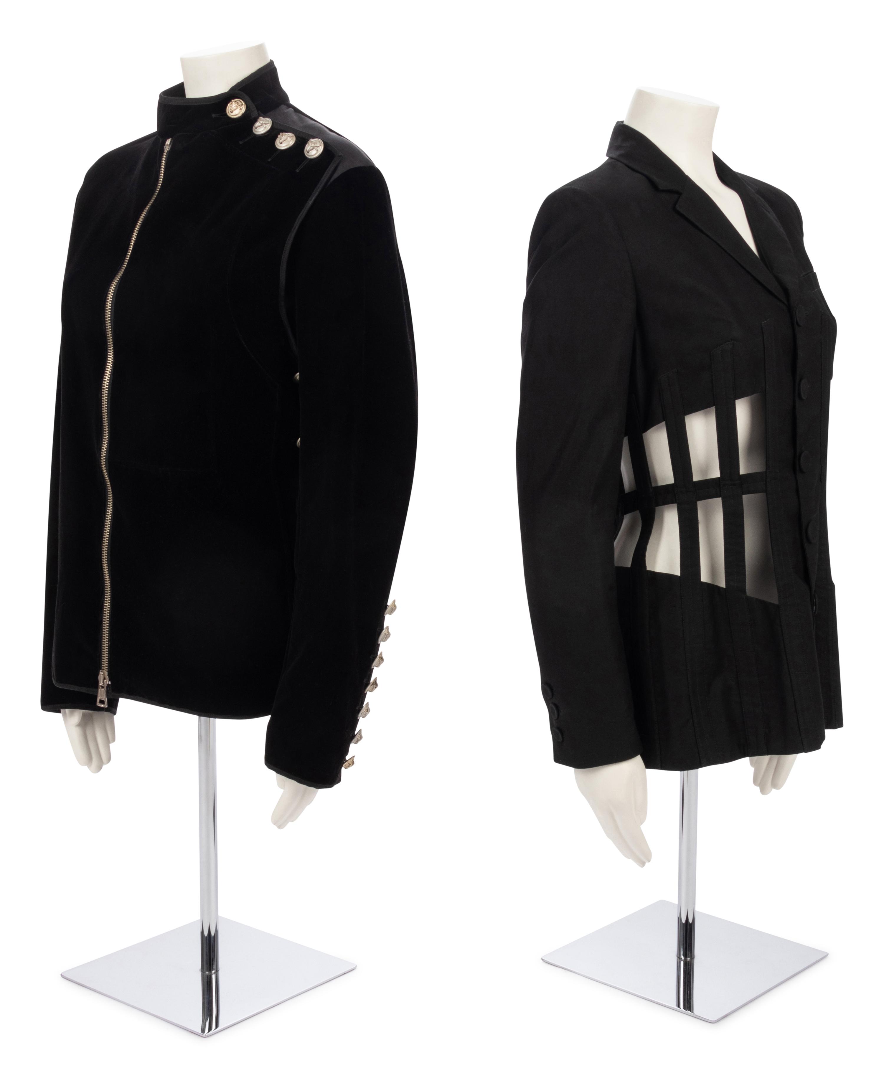 Three Jean Paul Gaultier Pieces; Two Jackets, One Vest, 1990s