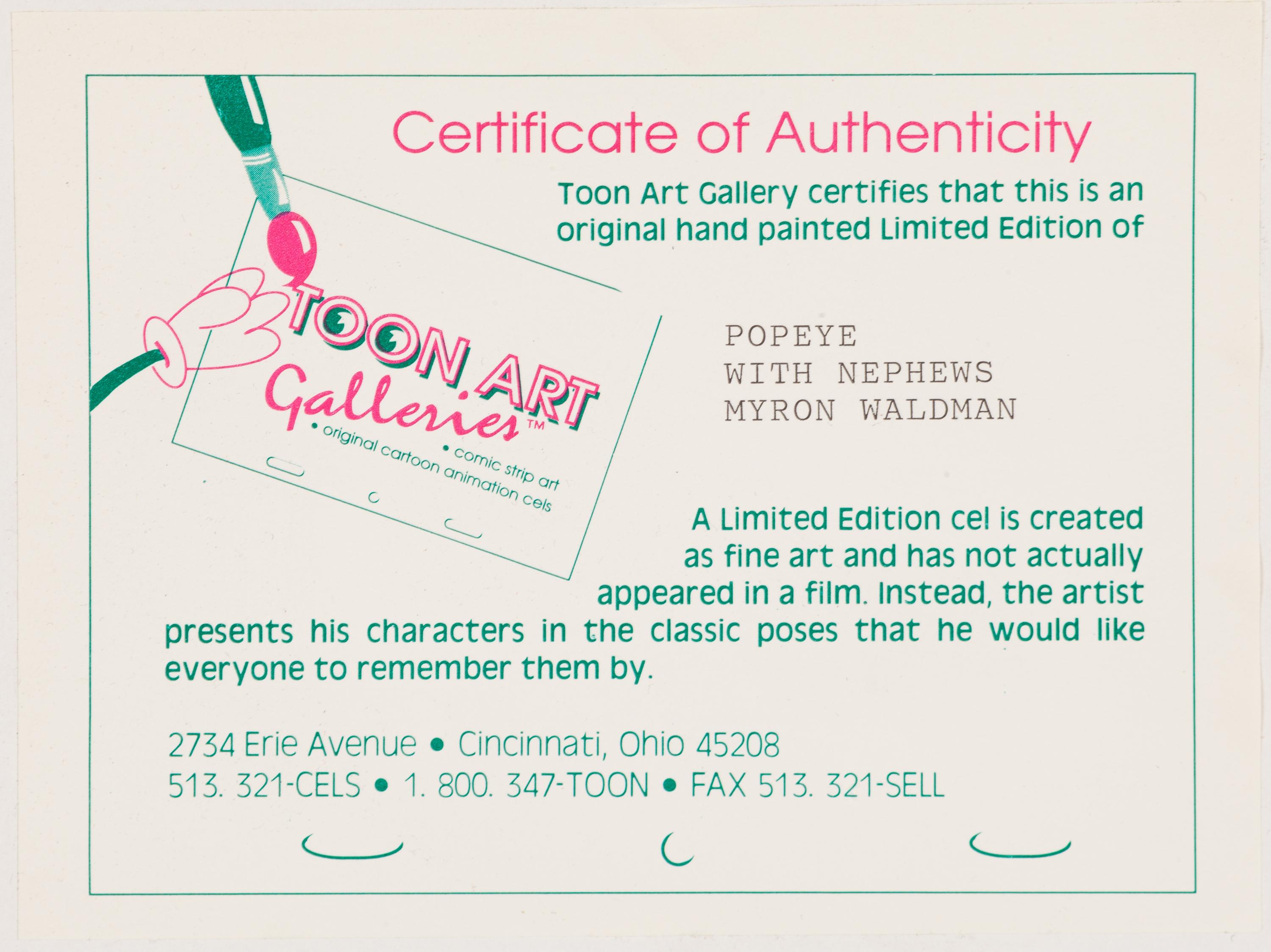 A Signed, Limited Edition Animation Celluloid
