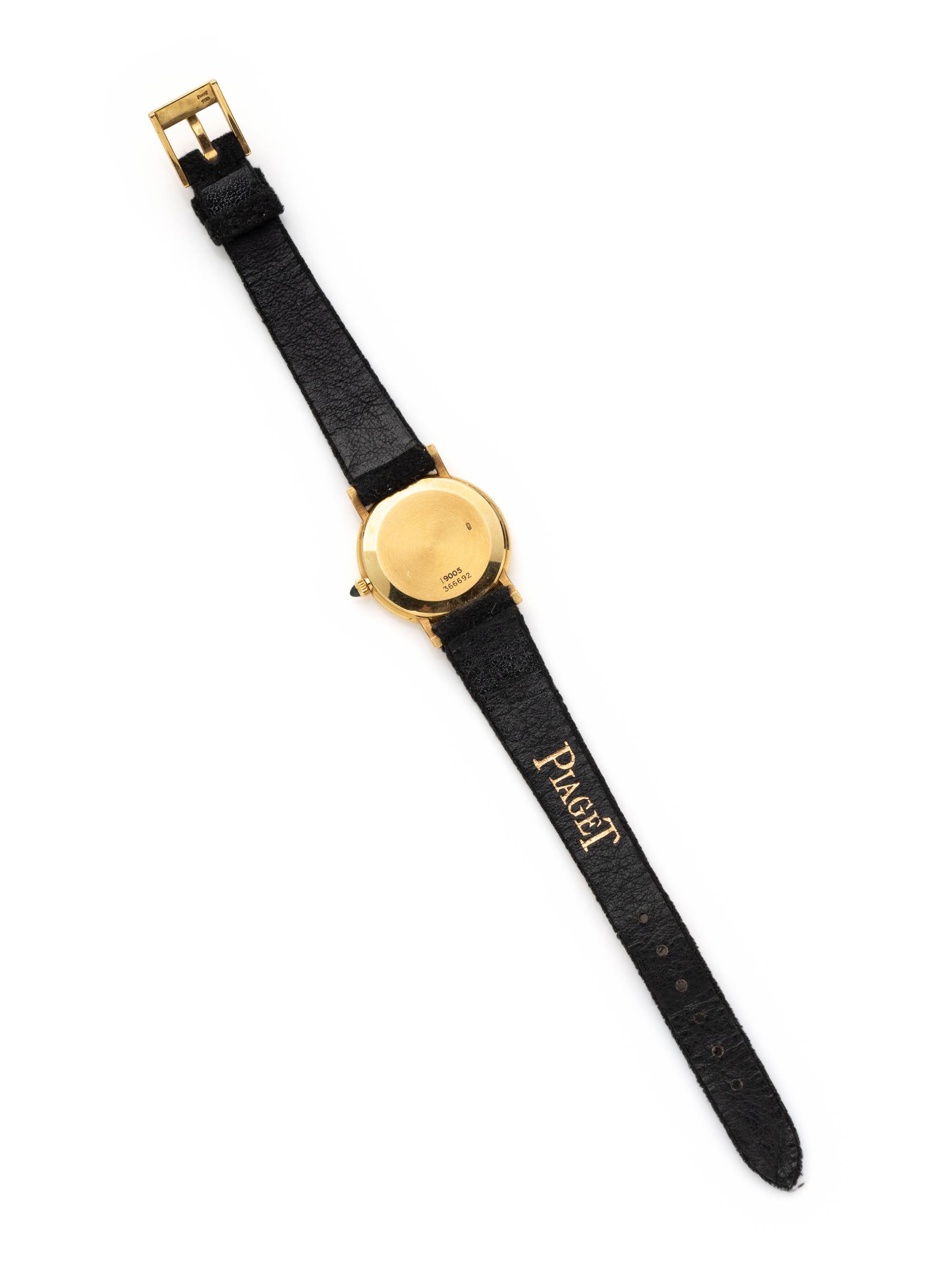 PIAGET, 18K YELLOW GOLD WRISTWATCH