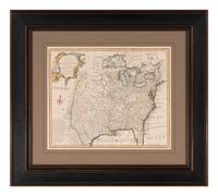 [MAPS & VIEWS]. BOWEN, Emanuel (1694-1767). A new & accurate map of Louisiana, with part of Florida and Canada, and the adjacent countries. 1747.