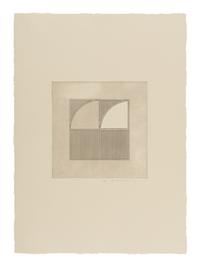A Set of 6 Prints from Arcs Within a Square , 1971