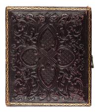 [CIVIL WAR] -- [DAVIS, Jefferson (1808-1889)]. Ninth plate ruby ambrotype.