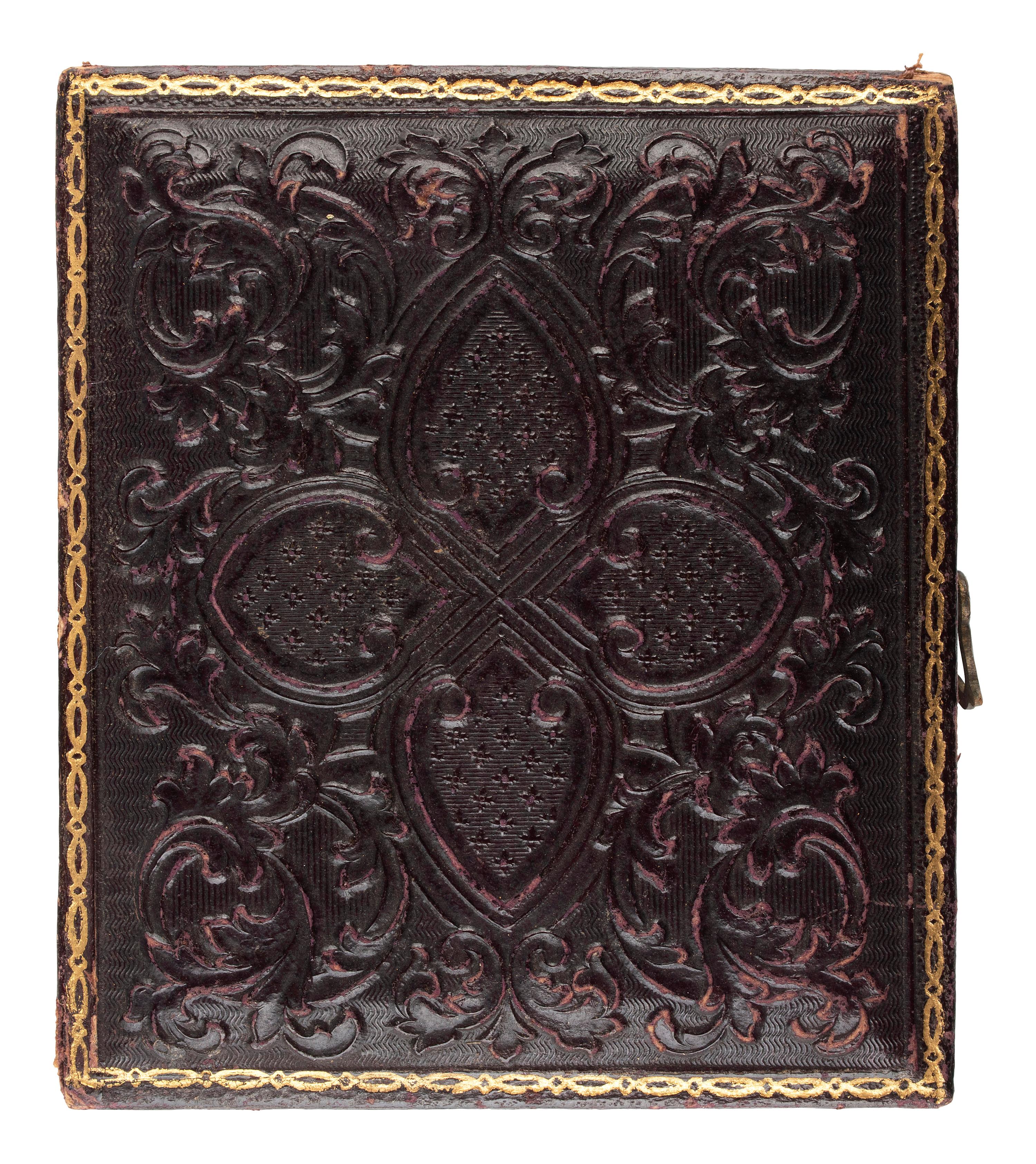 [CIVIL WAR] -- [DAVIS, Jefferson (1808-1889)]. Ninth plate ruby ambrotype.