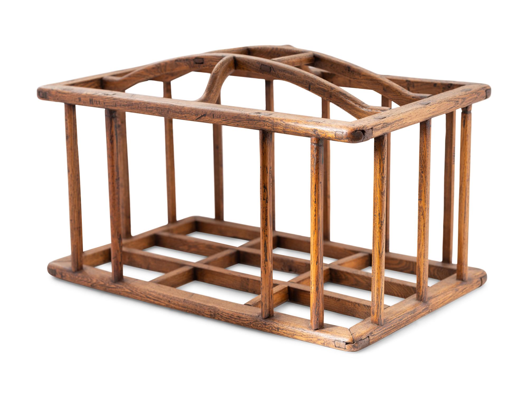 A Chinese Wood Book Rack