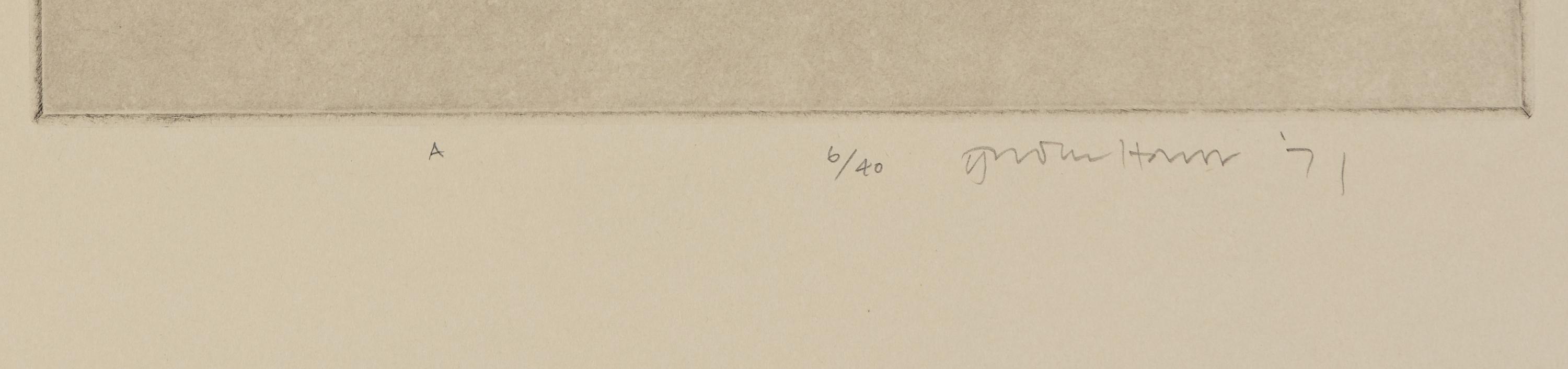 A Set of 6 Prints from Arcs Within a Square , 1971