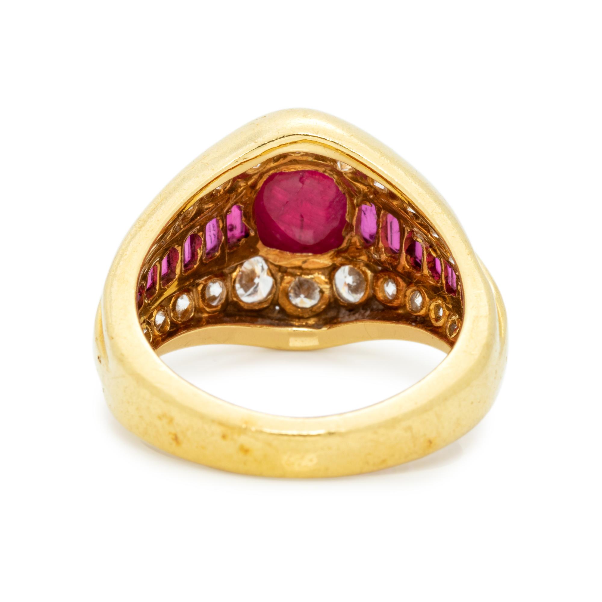 RUBY AND DIAMOND RING
