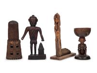 A Group of African Carved Figures