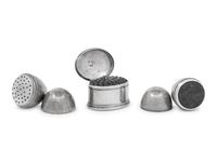 Three Georgian Silver Nutmeg Graters