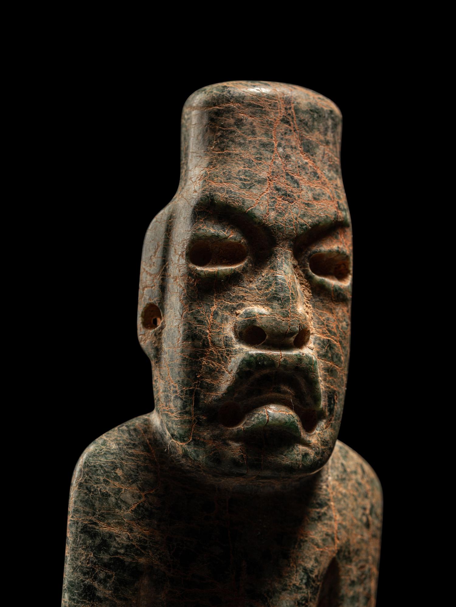 An Olmec Stone Standing Figure
