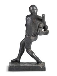 An Austin Productions Sculpture of a Baseball Player