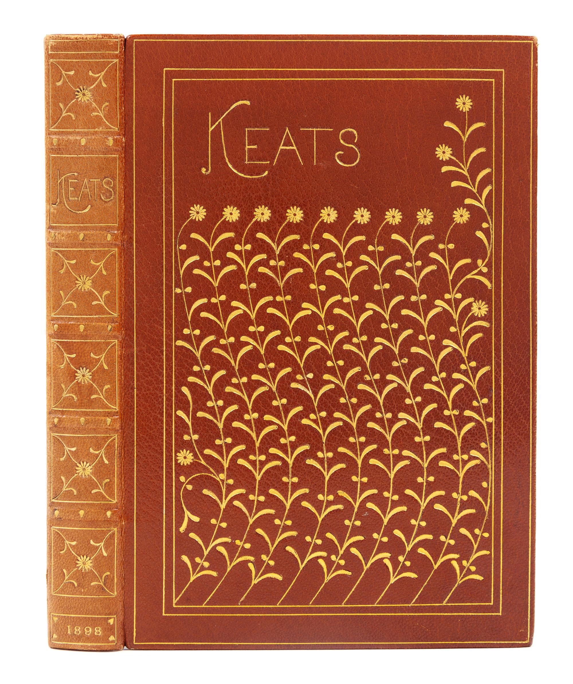 [FORE-EDGE PAINTING]. KEATS, John (1795-1821). Poems. London: Vale Press, 1898.
