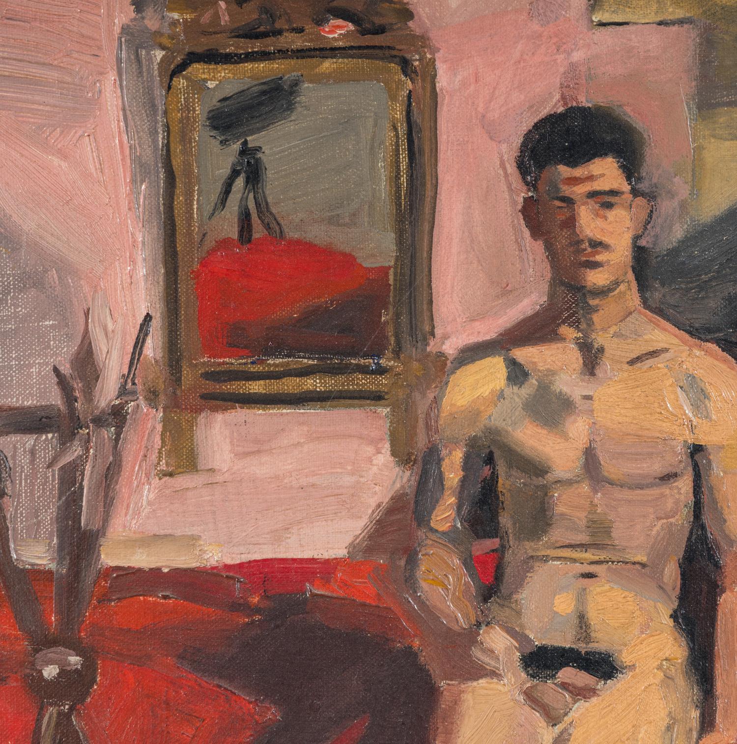 Untitled (Seated Man), c. 1953-54