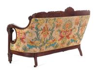 A Karpen Carved Mahogany Sofa