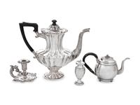 Four Continental Silver Table Articles