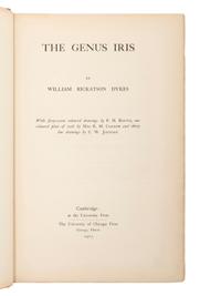 DYKES, William Rickatson (1877-1925). The Genus Iris . Cambridge & Chicago: University Press & The University of Chicago Press, 1913.