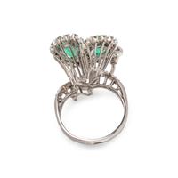 EMERALD AND DIAMOND RING