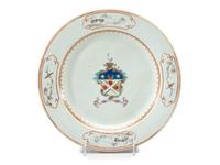 A Chinese Export Porcelain Armorial Charger