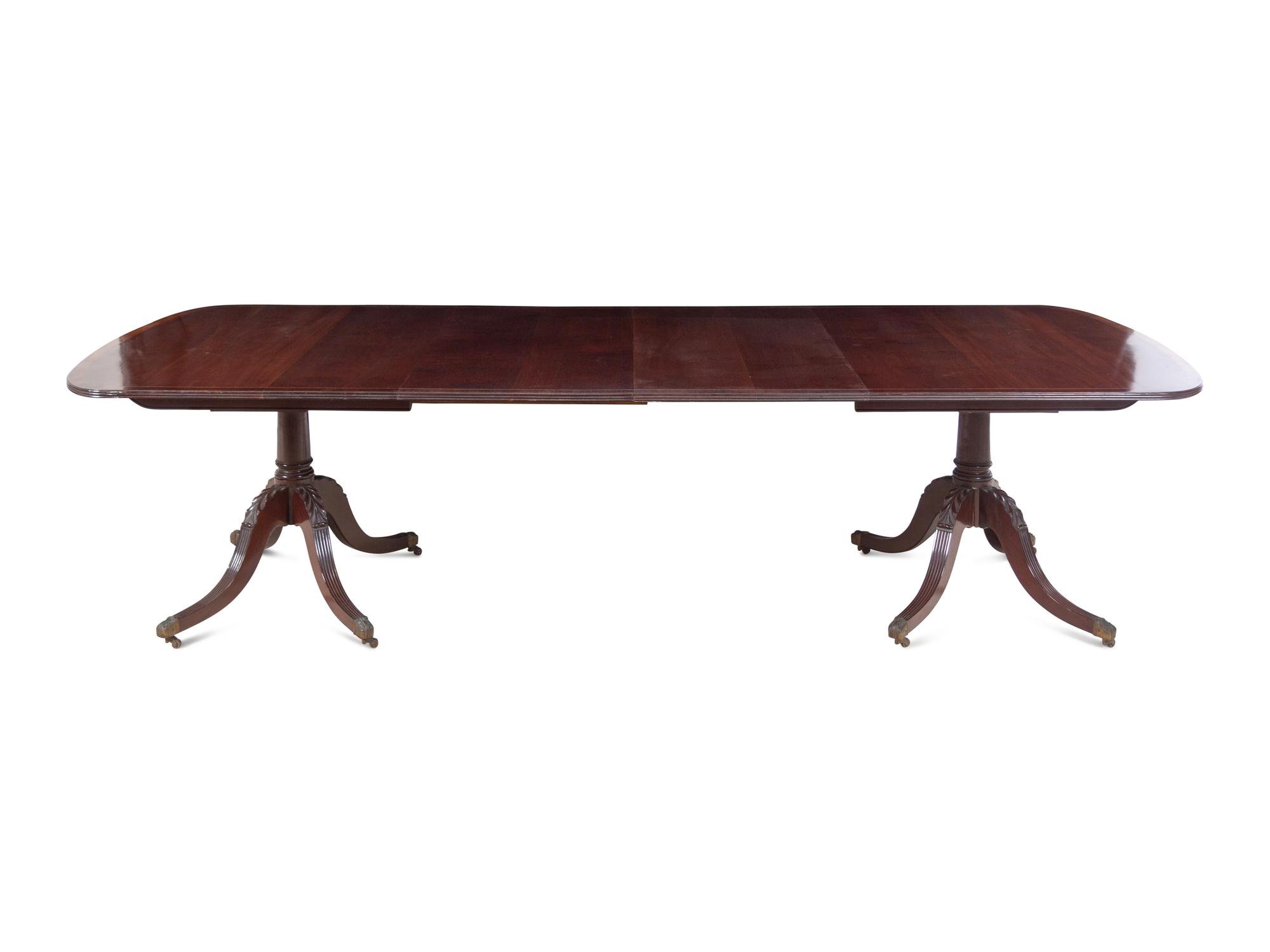 A George III Style Mahogany Dining Table