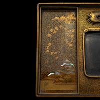 A Japanese Lacquer Writing Box, Suzuribako, Edo Period 日本江戶時代 蒔繪硯箱