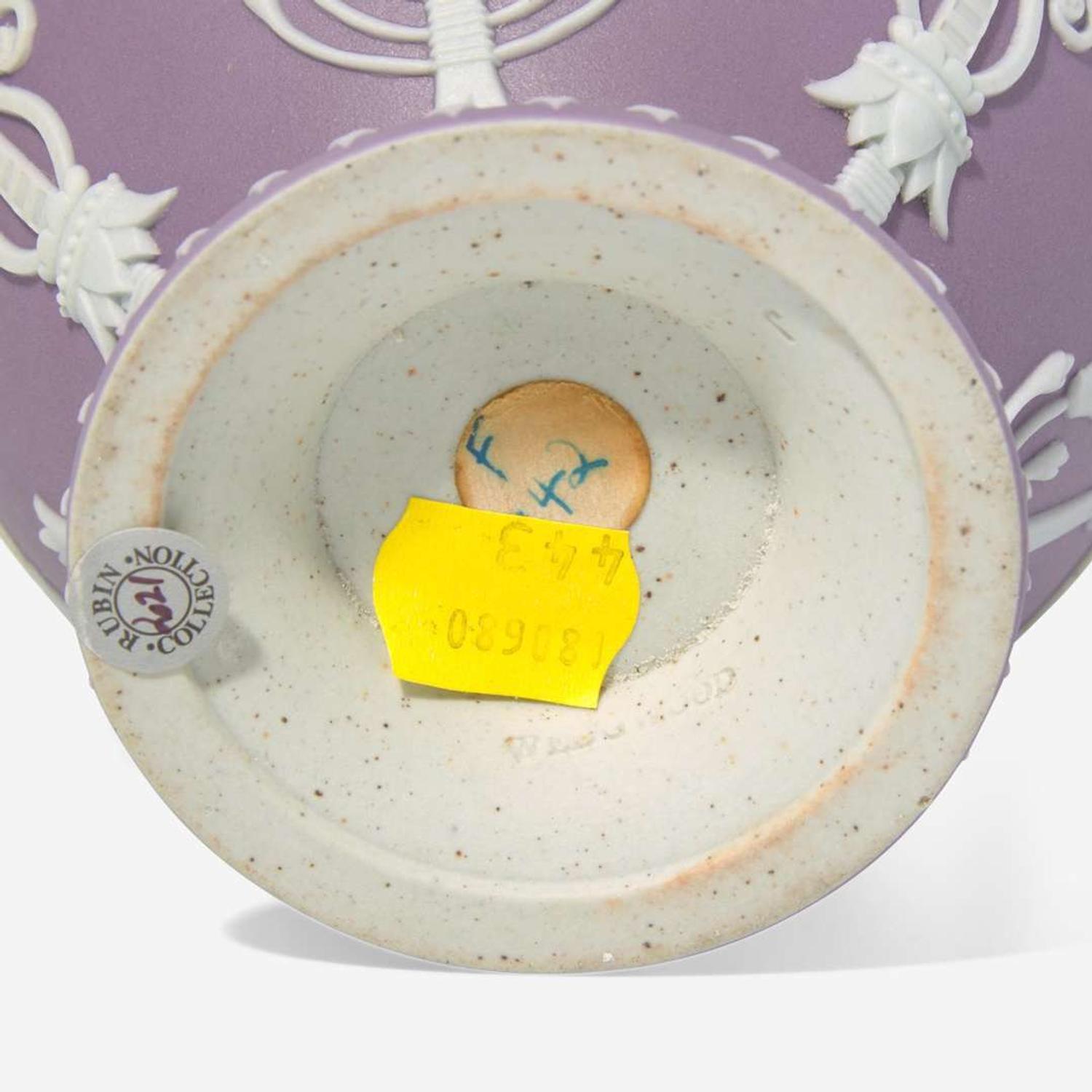 A Wedgwood Lilac Dip Jasperware Canopic Jar UK, mid-19th century