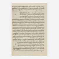 [Incunabula] Augustine, Saint, Bishop of Hippo Epistolae Pulcherrimae...