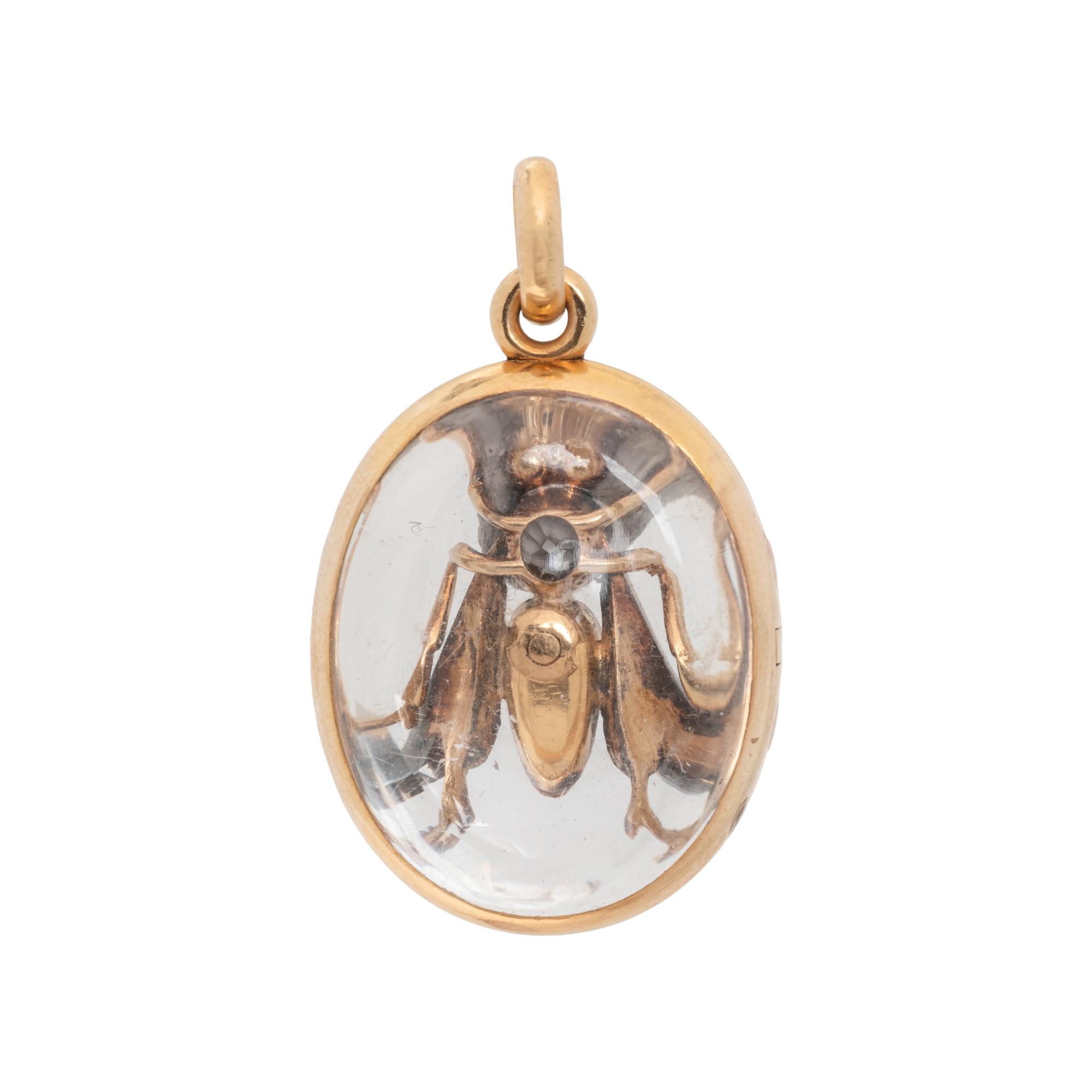 VICTORIAN, MULTIGEM FLY LOCKET