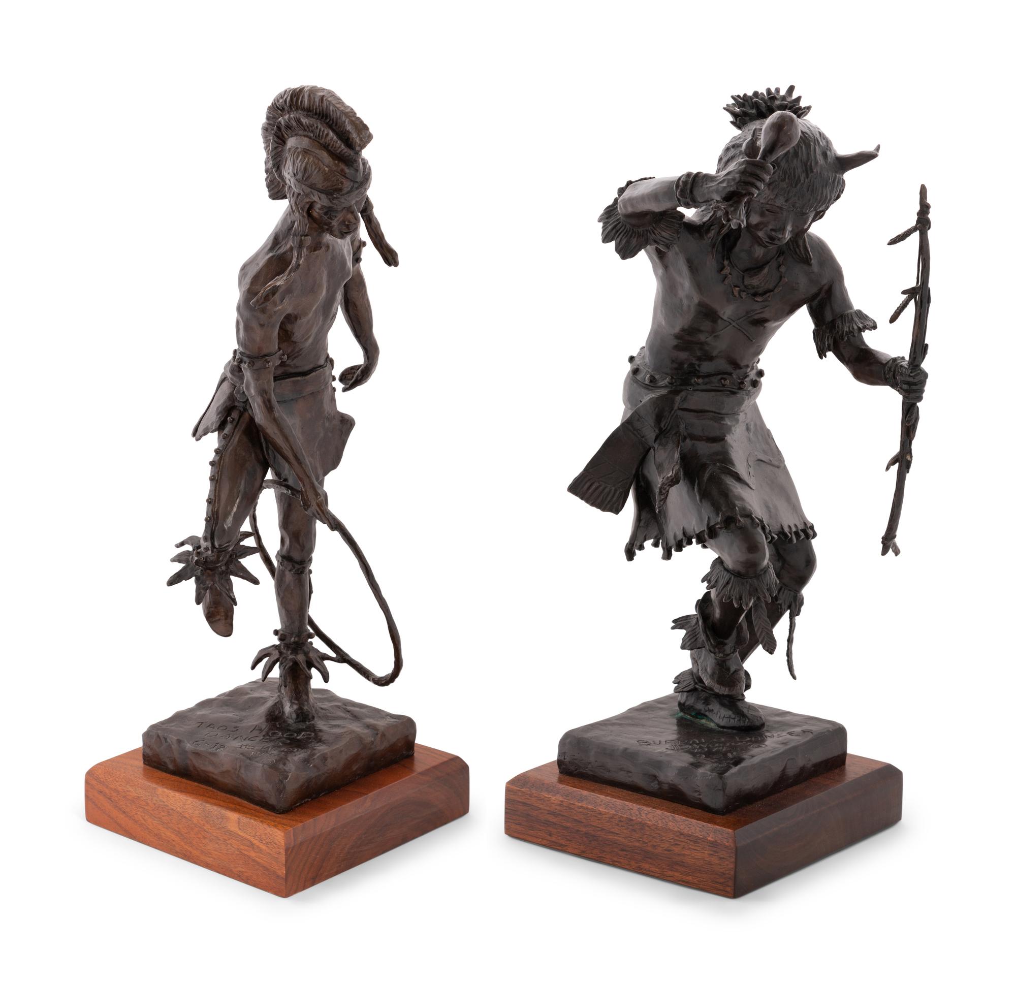 Two Works: Taos Hoop Dancer , edition 2/12, 1972 and Buffalo Dancer , edition 2/15, 1974