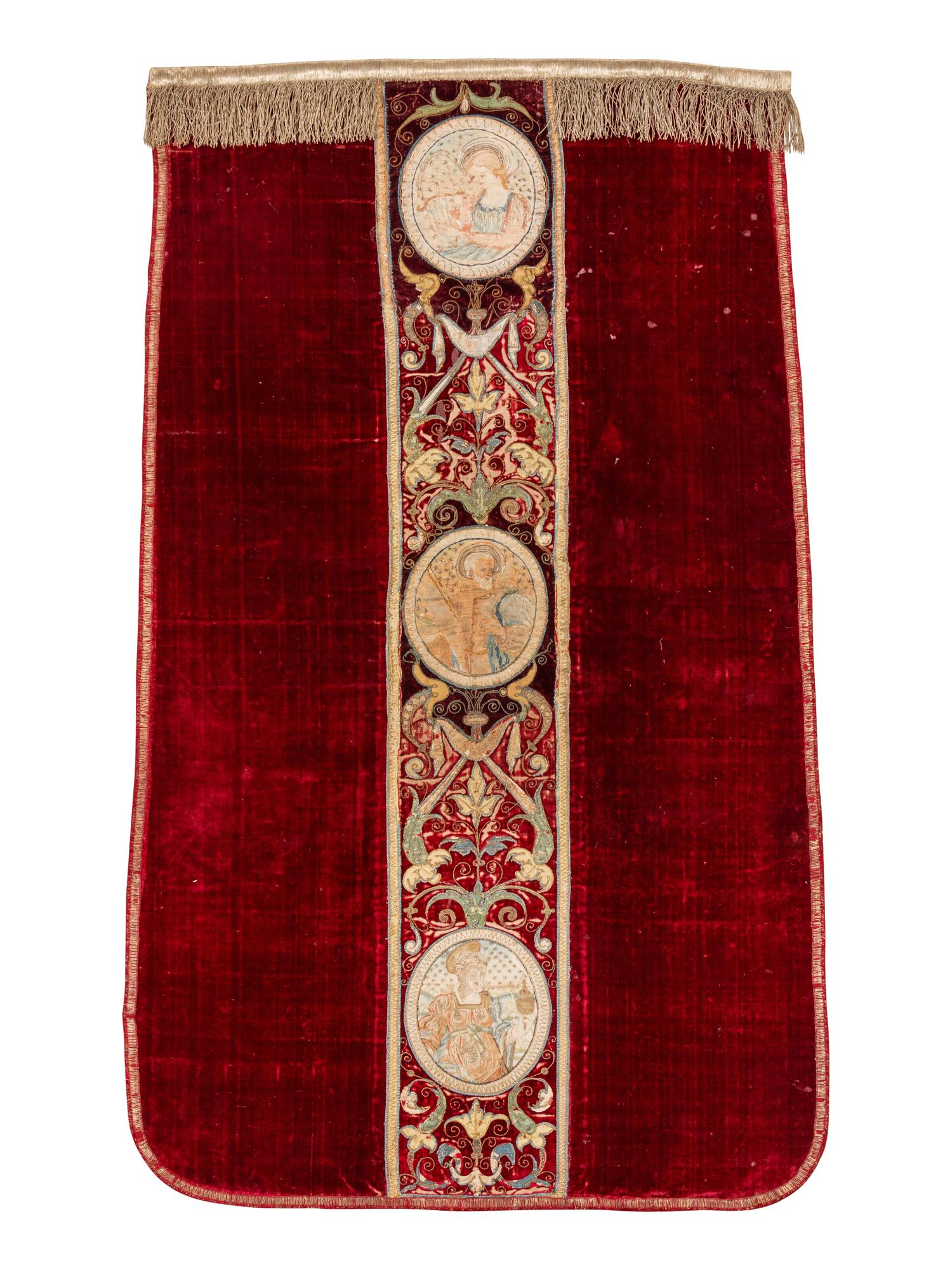 An Embroidered Velvet Antependium
