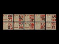 A Near Set of 1957 Topps Football Cards (150/154)