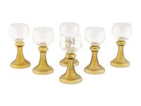 A Group of Continental Glass Stemware