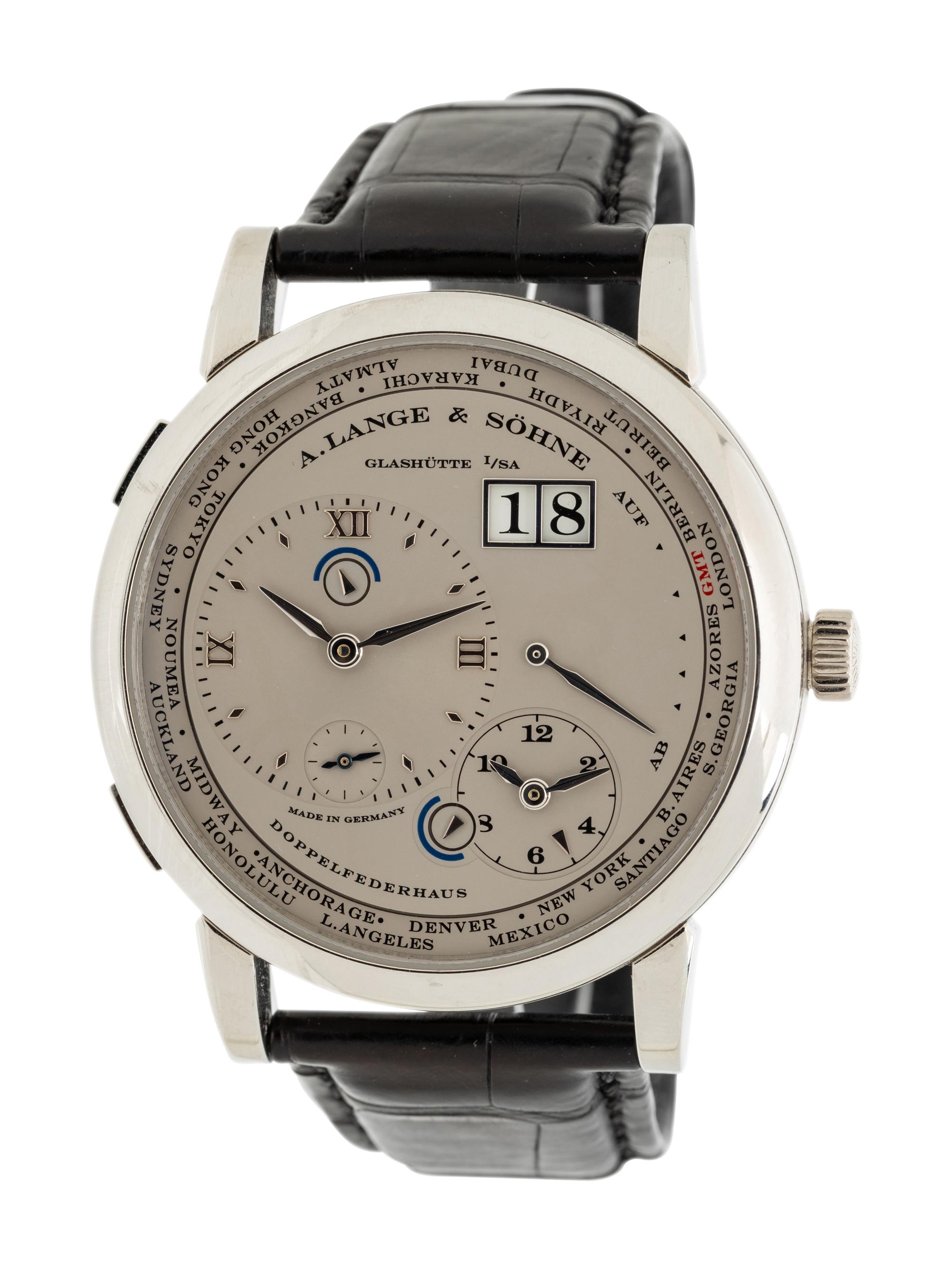 A. LANGE & SÖHNE, REF. 116.025 PLATINUM 'LANGE 1 TIME ZONE' WATCH