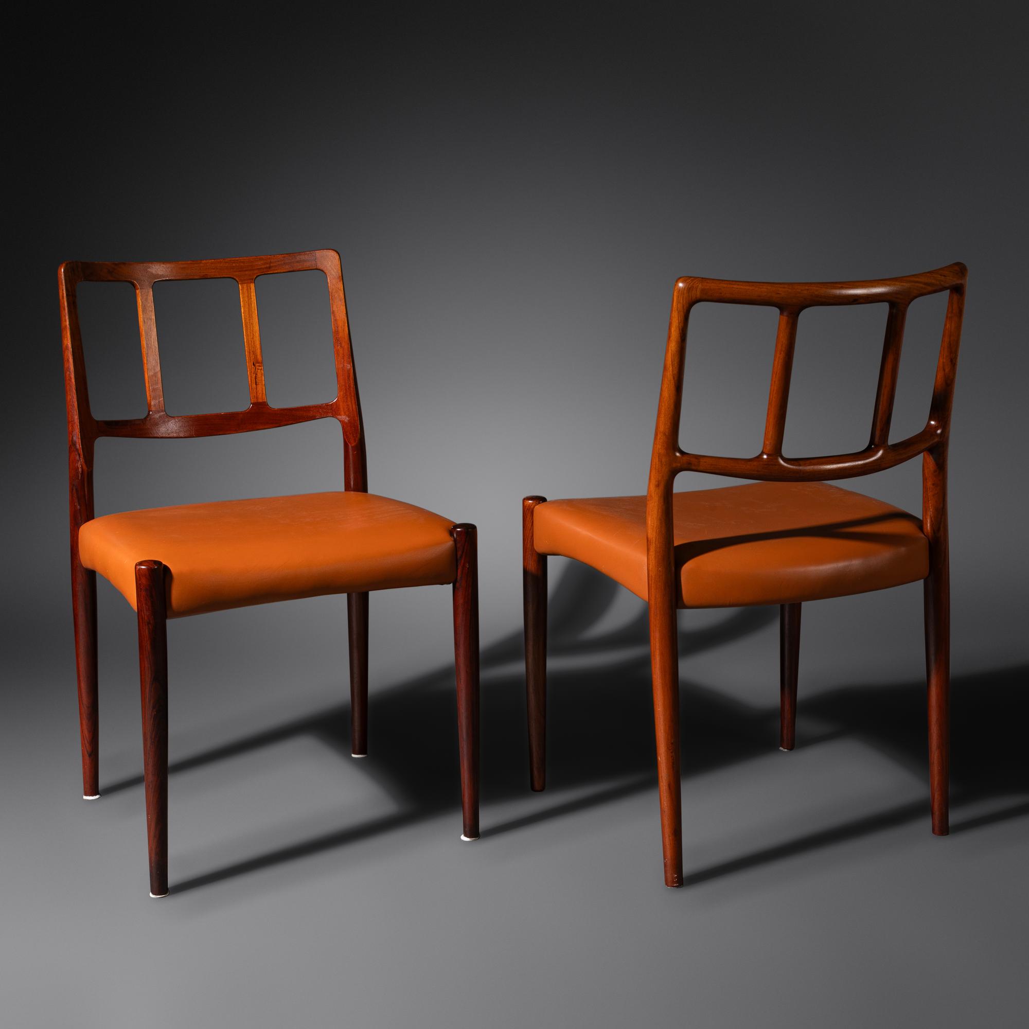 Pair of Dining Chairs Uldum Møbelfabrik, Denmark